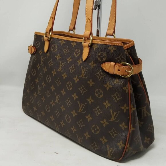 Louis Vuitton Batignolles Horizontal Monogram Canvas Leather Tote Bag Authentic - Picture 2 of 15